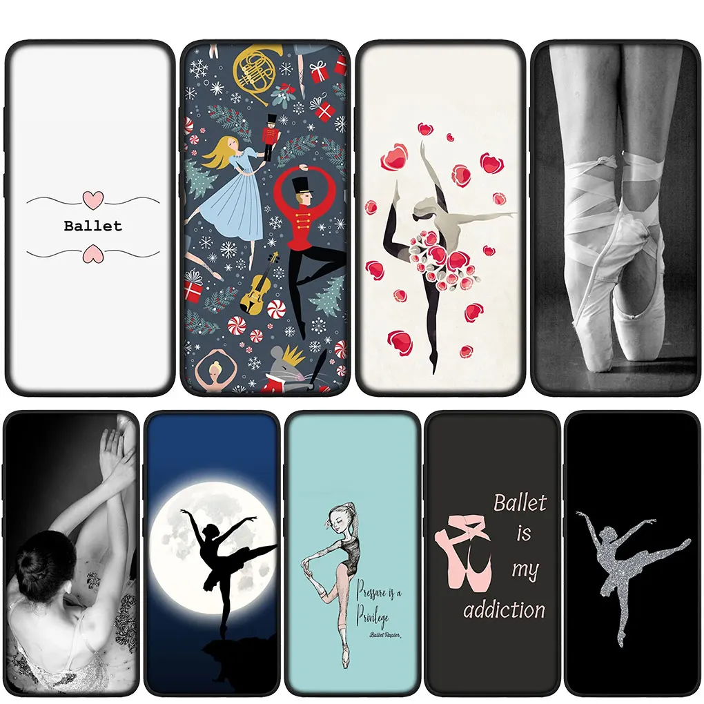 Dance Ballerina Ballet Dancing Casing for Samsung Galaxy S21 S20 Fe S23 S22 Ultra S8 Plus A12 A13 A21S A71 S7 Phone Cover Case