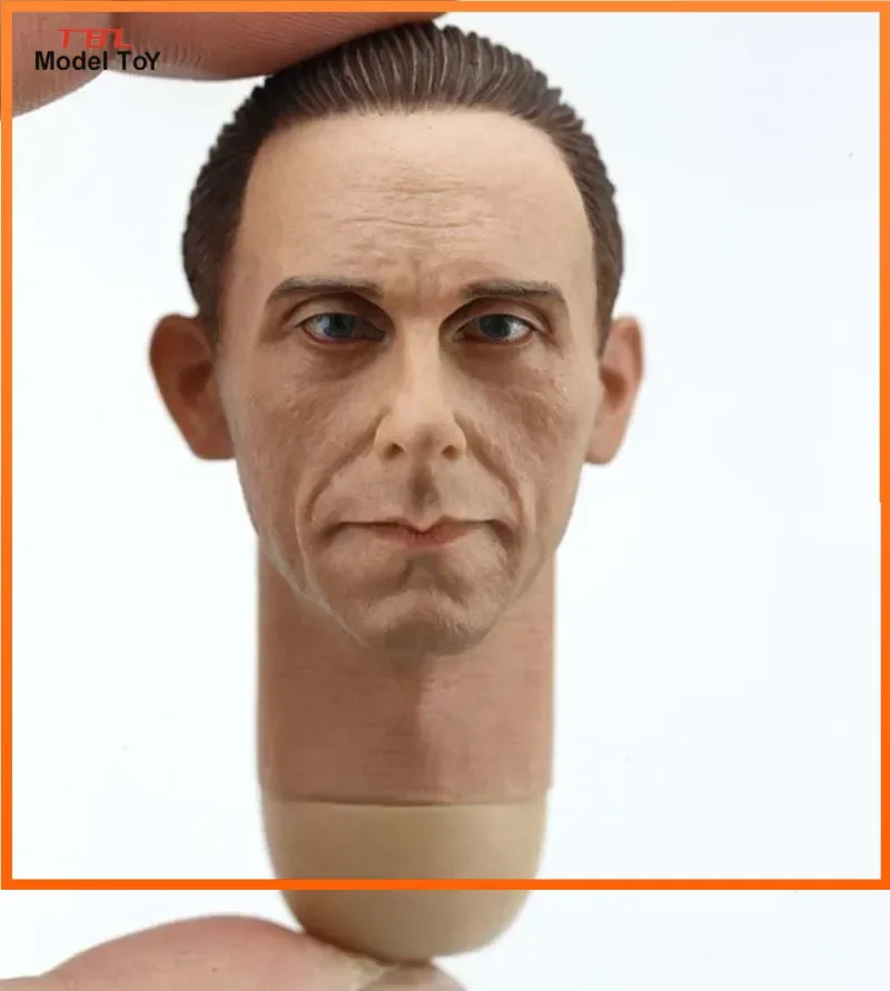 1/6 Scale WWII Germany Paul Joseph Goebbels Head Sculpt Minister Male Soldier Head Carved for 12in Action Figure Toy