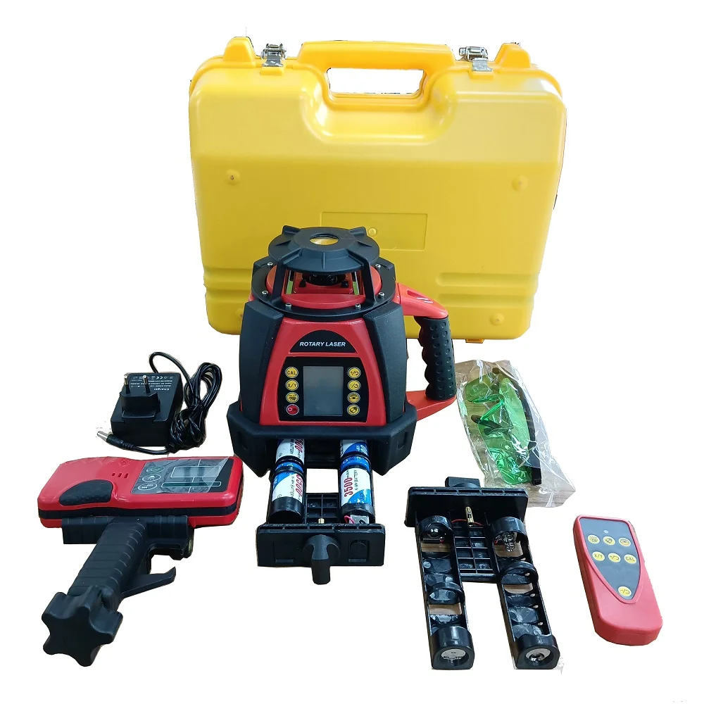 Self-leveling Rotary Green rotating Laser Level  207G, FUKUDA LASER LEVEL with DOUBLE LCD for sale