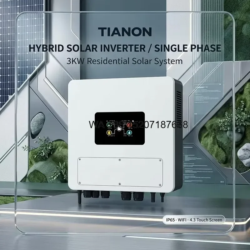 Wmwmnu for 230Vac IP65 3kW MPPT String Hybrid Solar Inverter Dual Output Single Phase for Residential Energy Storage