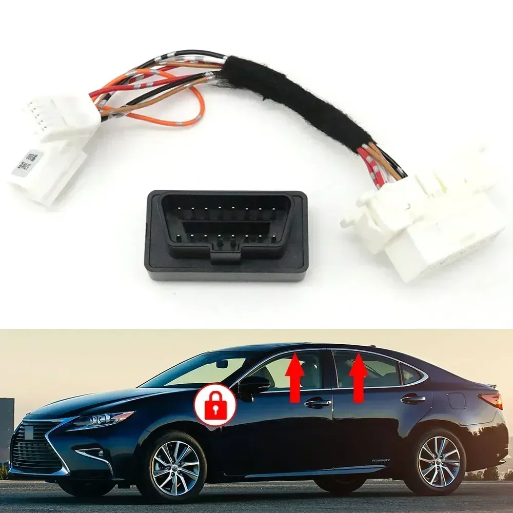 Car Automatic Window Lifting Closer Driving Speed Lock Unlock OBD Plug And Play Module For Lexus ES 2015 2016 2017