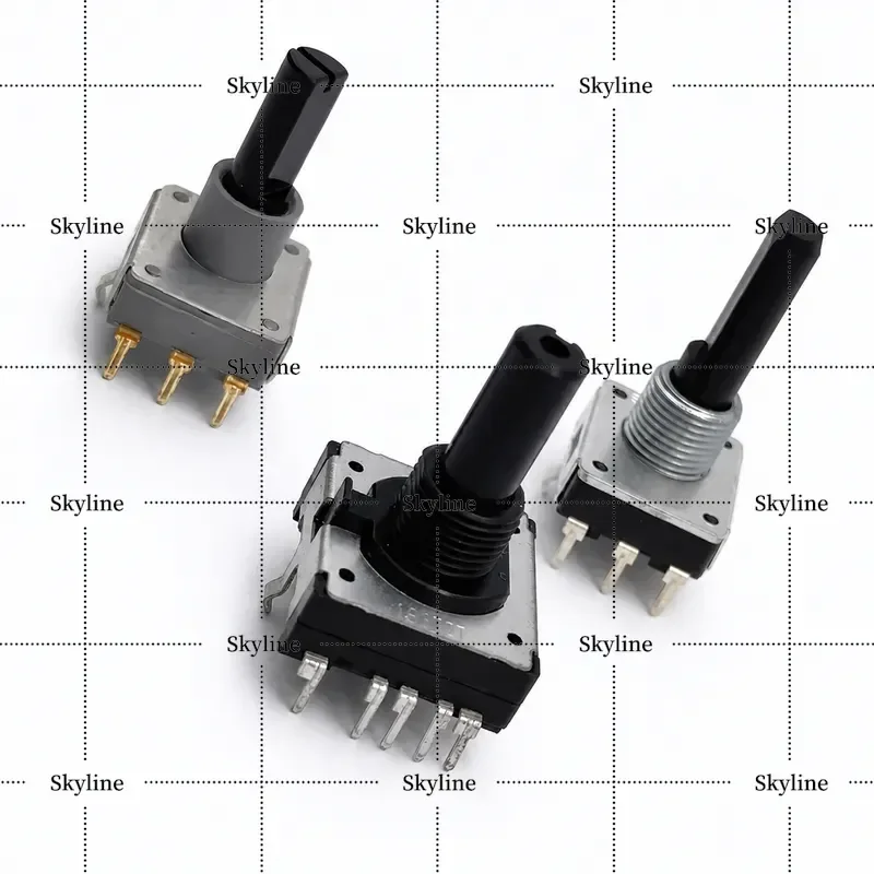 2Pcs Drum Washing Machine Computer Board Gear Knob Encoder Potentiometer 12 Gear 5 Foot Accessories For Samsung Sanyo LG