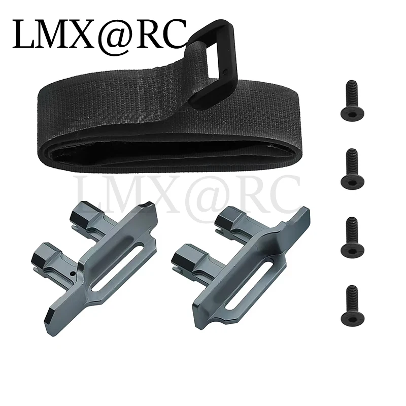 Metal 3S 4S Tall Battery Holder Mount Hold Down with Battery Strap for 1/10 Traxxas MAXX RC Car Upgrade Parts