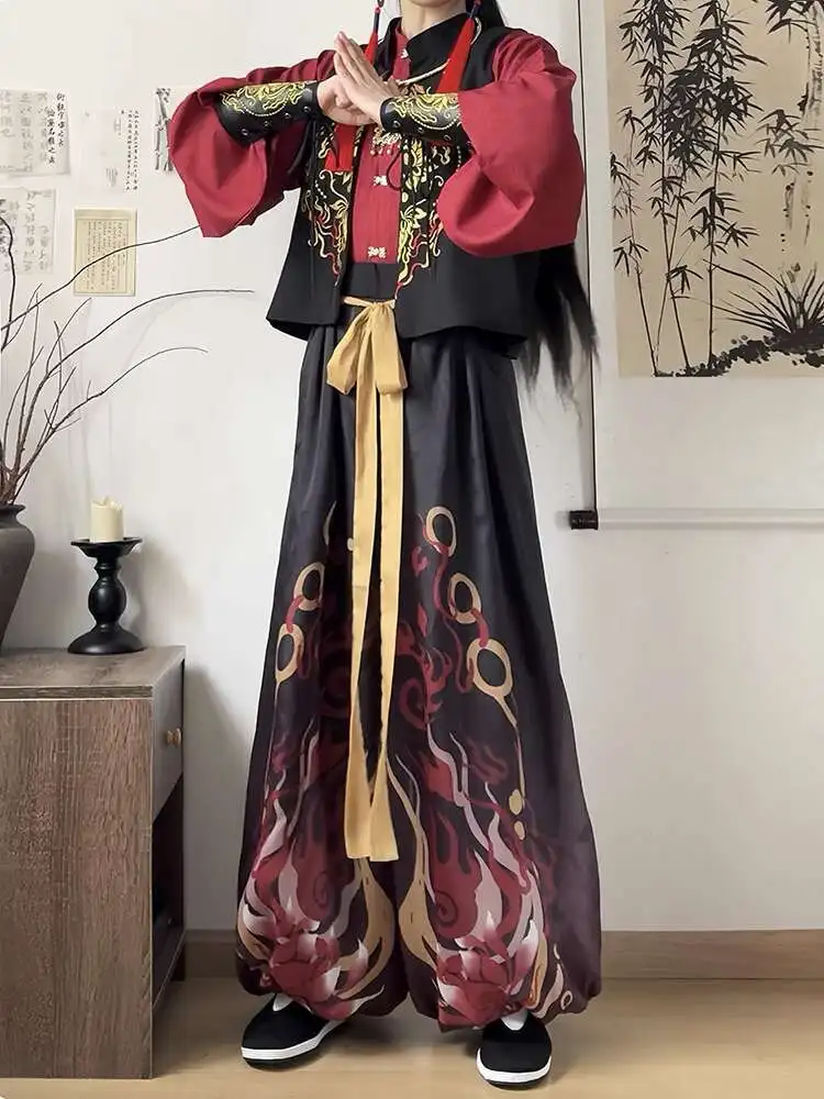 

2025 Fiesta New Nezha Conquers The Dragon King Ne Zha Carnival Costume Halloween Cos Cosplay Hanfu Suit Adult Men And Women