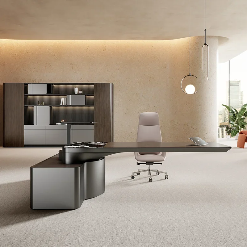 Modern Luxury Easy to Assemble Height Adjustable Executive Floating Desk Ergonomic