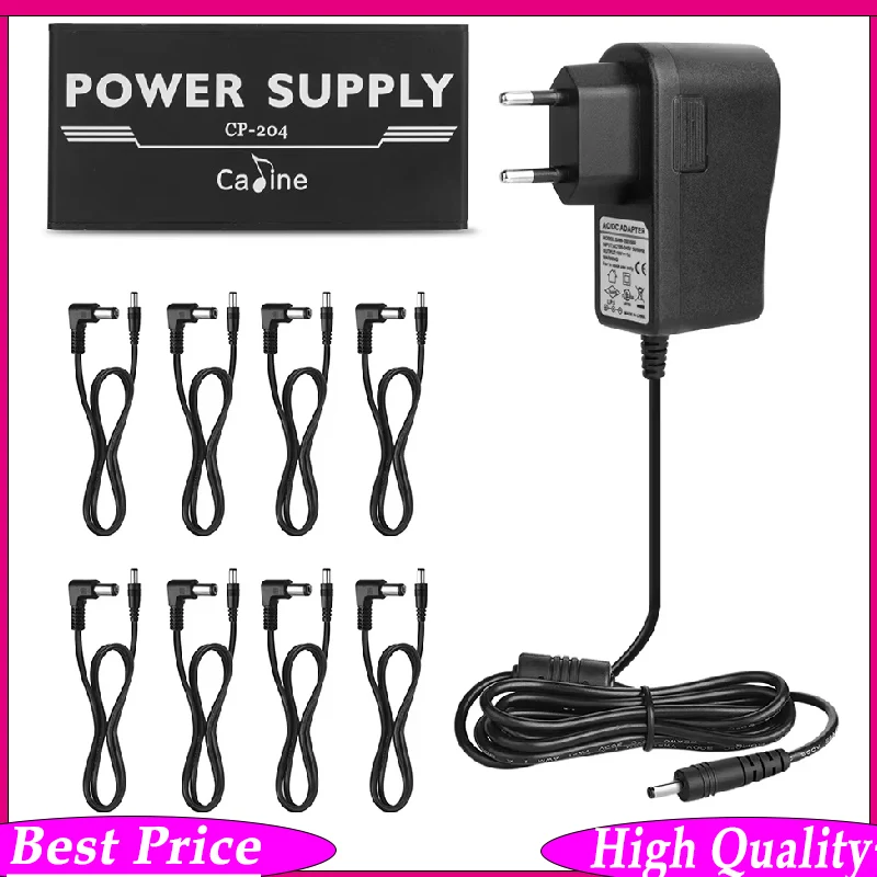 

Блок питания для гитарных эффектов с 8 изолированными выходами, защита от помех, мощность 18 Вт, различные выходные сигналы