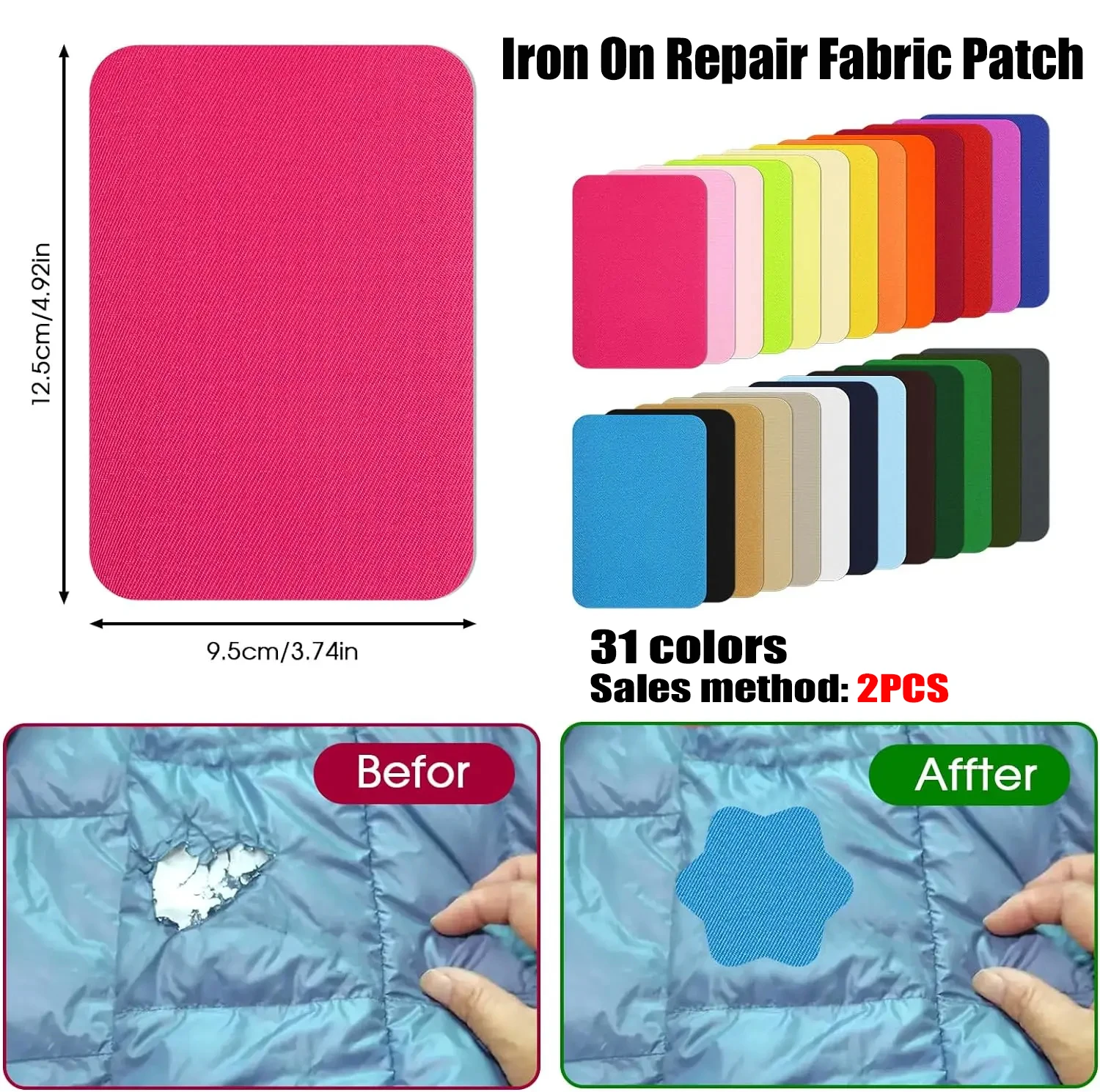 Parche termoadhesivo para reparación de uniformes tácticos - imagen 3