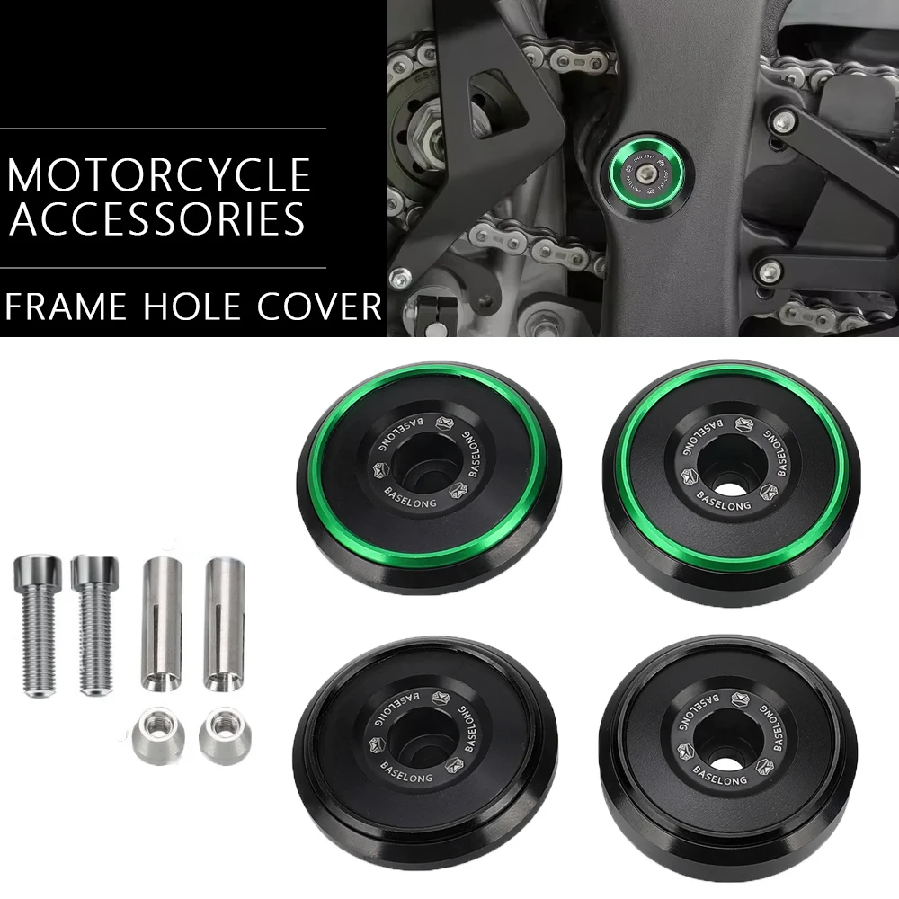 For Kawasaki Ninja 1000 1000SX Ninja1000SX 2020 2021 2022 2023 2024 2025 Motorcycle Frame Hole Cap Cover Frame Plugs Accessories