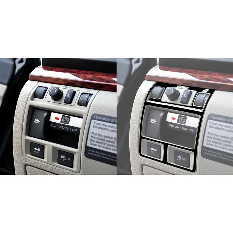 Dimmer Control Box Brand New ABS Gloss Black Stickers For Subaru Legacy Outback 2010 2011 2012 2013 2014 Car Accessories