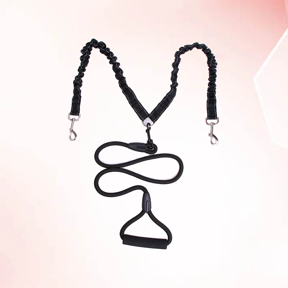 

100cm Double Headed Dog Leash Pet Traction Rope Multifunction 360 Degree Rotatable Buckle Comfortable Grip