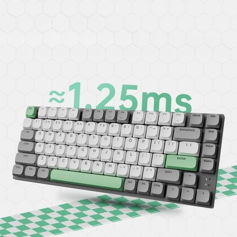 

Jamesdonkey S1 2.0 Wireless Mechanical Keyboard Tri-Mode 75% Thin Customized Gasket Hot-Swap Gaming Office Keyboard PC Tablet
