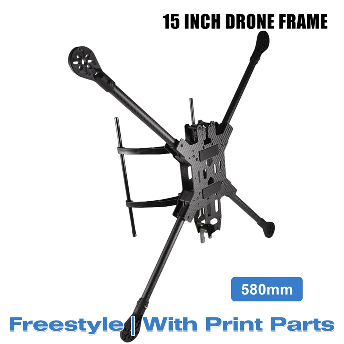 SMIEA 15inch FPV Racing Drone Frame Carbon Fiber Quadcopter FPV Freestyle Frame for Enhanced Flight Stability & Performance