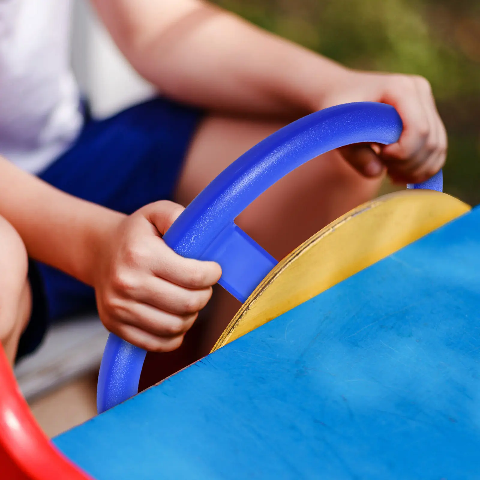 

Компактное пластиковое колесо для детских качелей, портативное, легко устанавливаемое, для игровых площадок, уличных игровых комплексов, садовых качелей, сменное колесо