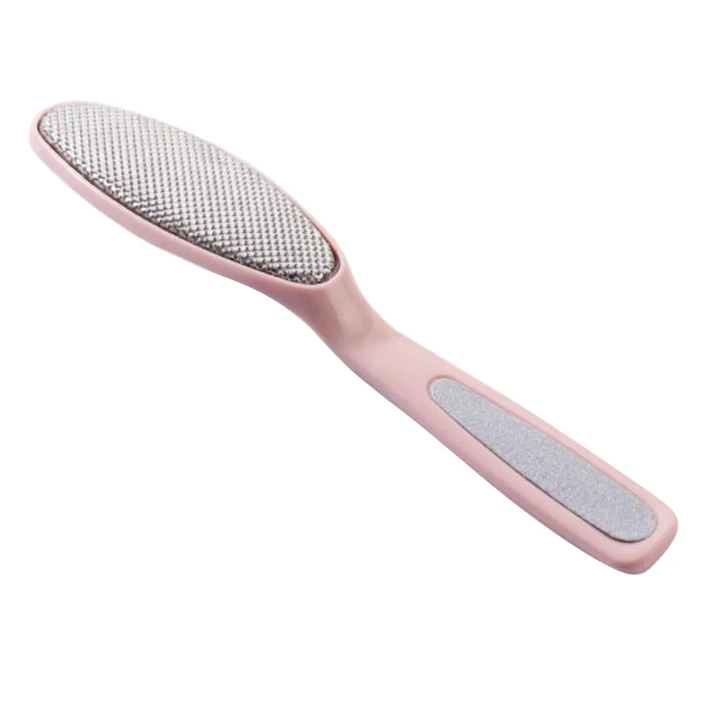 1 個の両端フットカルスリムーバー ステンレス鋼と PP 素材の角質除去剤で、滑らかで柔らかい足を毎日使用できます。