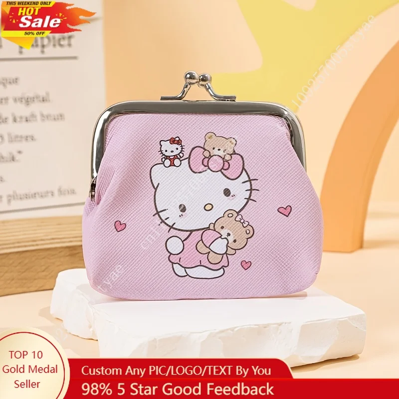 

Оригинальный кошелек Hello Kitty с застежкой Kiss Lock. Стильный мини-кошелек для женщин, доступен в различных стилях. Отличный выбор.