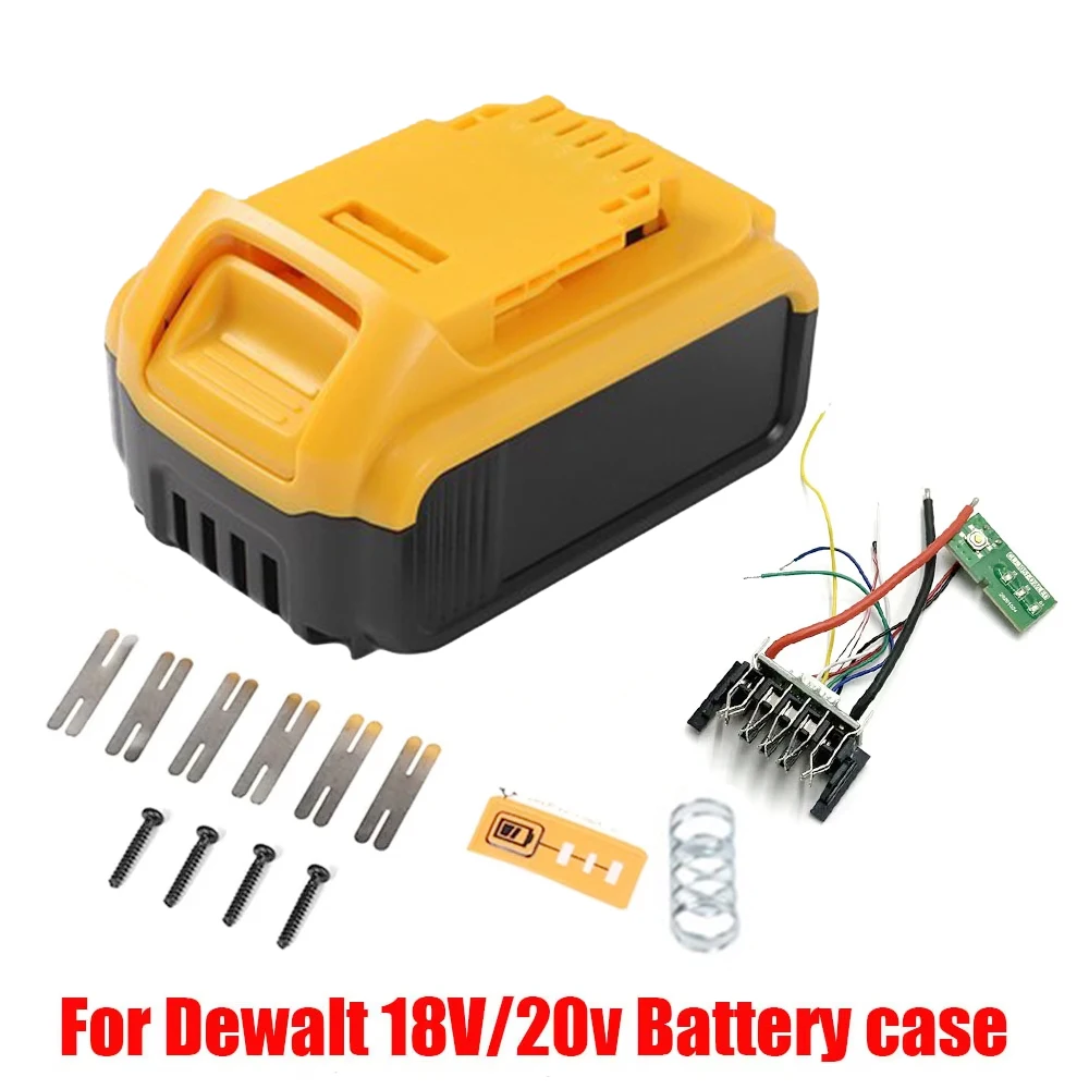 

Li-Ion Battery Plastics Case Replacement For DeWalts/20V DCB201 DCB203 DCB204 DCB200 Power Tool Battery Shell Housing Case Part