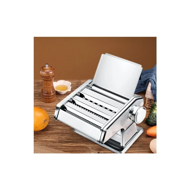 Máquina de fideos para el hogar, pequeña máquina manual multifunción para enrollar fideos, máquina para envolver dumplings wonton
