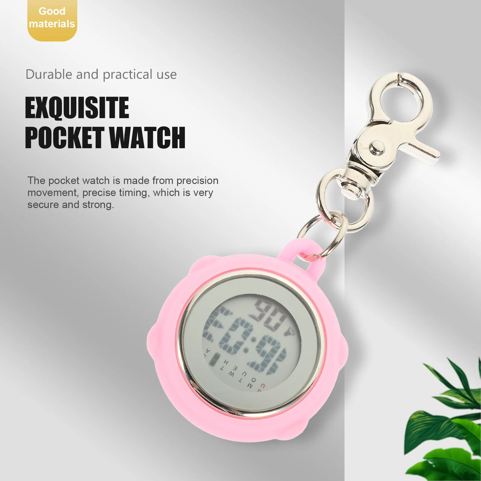 

Key Buckle Pocket Watch for Nurses and Doctors Lightweight and Precise Timing Nurse Watches for Women