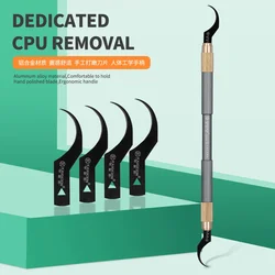 Kaigexin KGX-D11A Téléphone Portable Réparation Noir CPU Colle Enlèvement Lame Puce Grattoir Levier Couteau Carte Mère Puce Pelle Outils Carimplantés