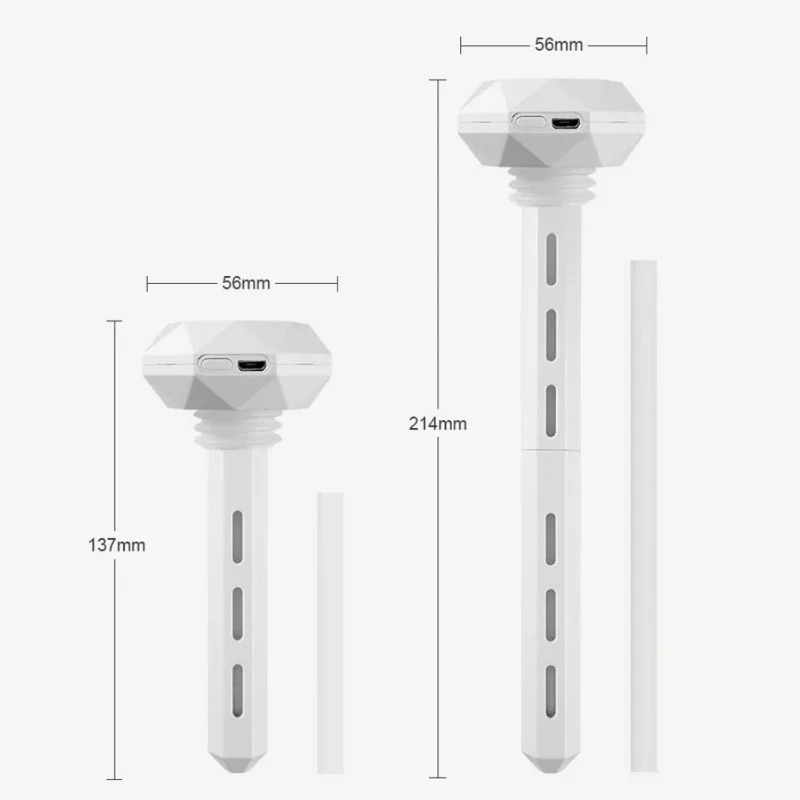 

Portable Air Humidifier Lamp USB Essential Oil Diffuser Car Purifier Anion Maker With Romantic Light Humidifier