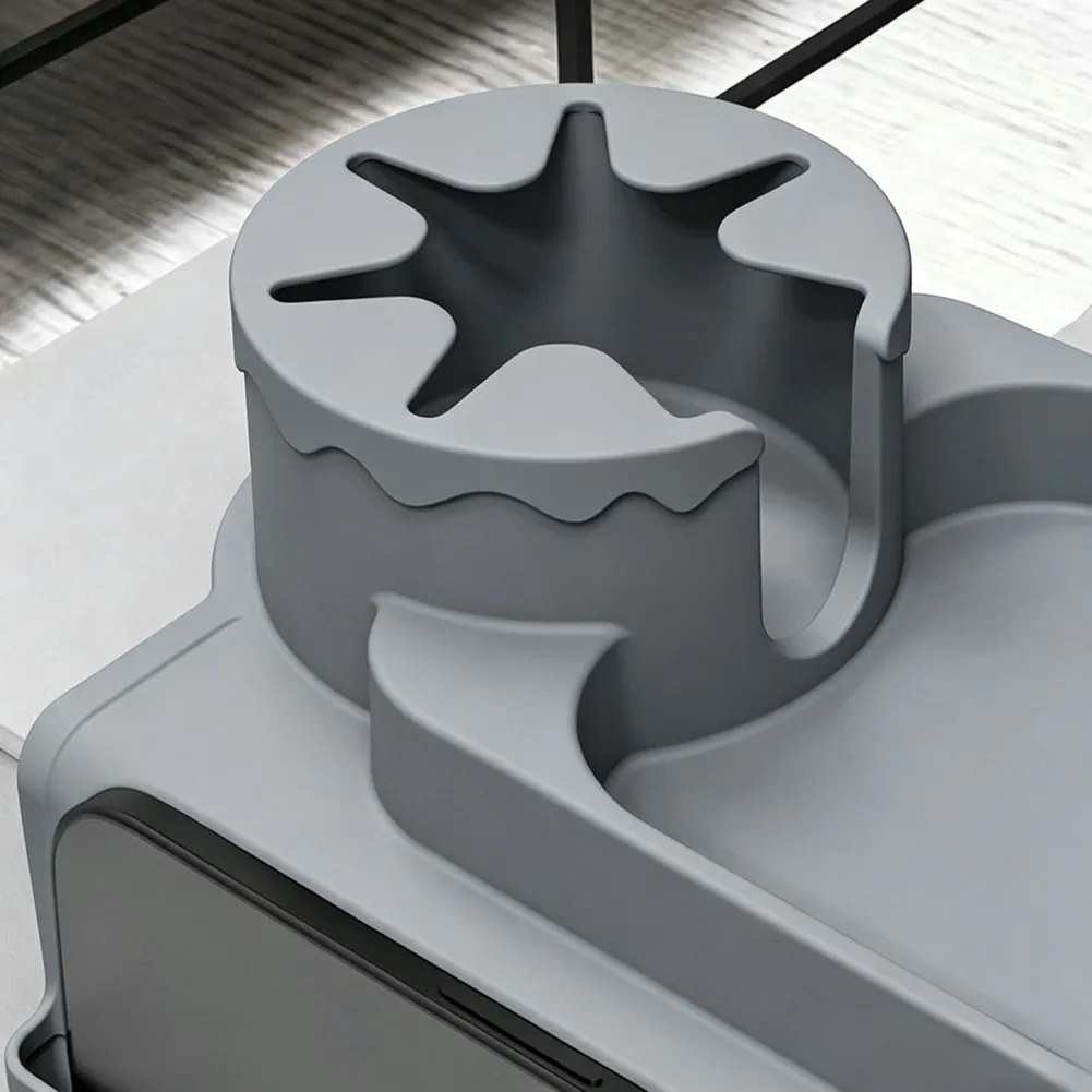 Star Gear Drink Holder Silicone Cup Holder Tray Gear Lock Technology Organizer Cup Holder Weighted Design Base