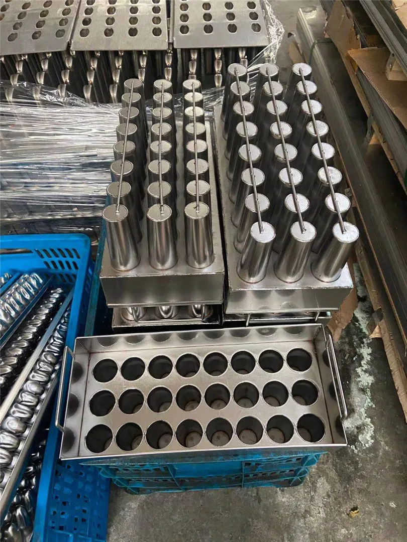 10 Sets Custom-made Popsicle Mould Stainless Steel Ice Lolly Moulds Air Express Shipping to Santiago Chile