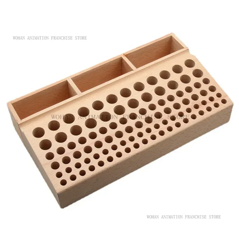 

Beech Leather Craft Tools Holder Rack Stand 46 / 98 Holes Leather Craft Tool Rack Stamp Punch Tool Storage Box Holder Organizer