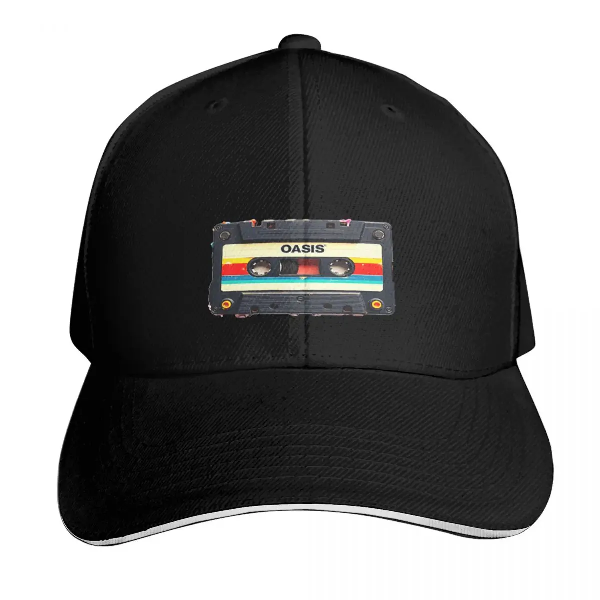 

Oasis Cassette Tape Colour Summer Vibe Baseball Cap Vintage fashionable Sun Cap Luxury Man Hat Women's Hats 2026 Men's