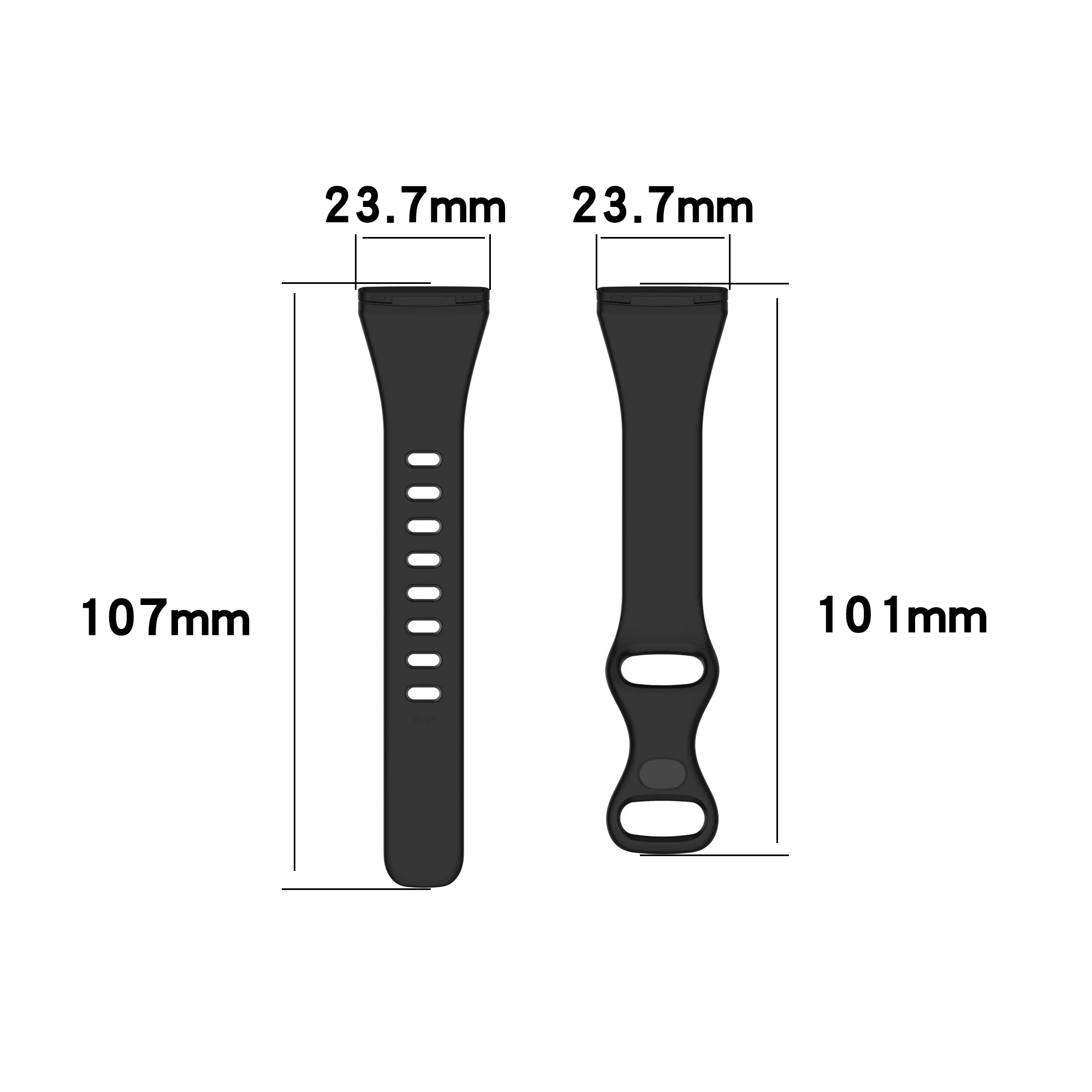 Fitbit Versa 3/Versa4/Cảm Giác Dây Đeo Silicone Dây BandBracelet Có Đai Điều Chỉnh Dây Đeo Tay Versa3 4 Đồng Hồ Thông Minh Accessorie