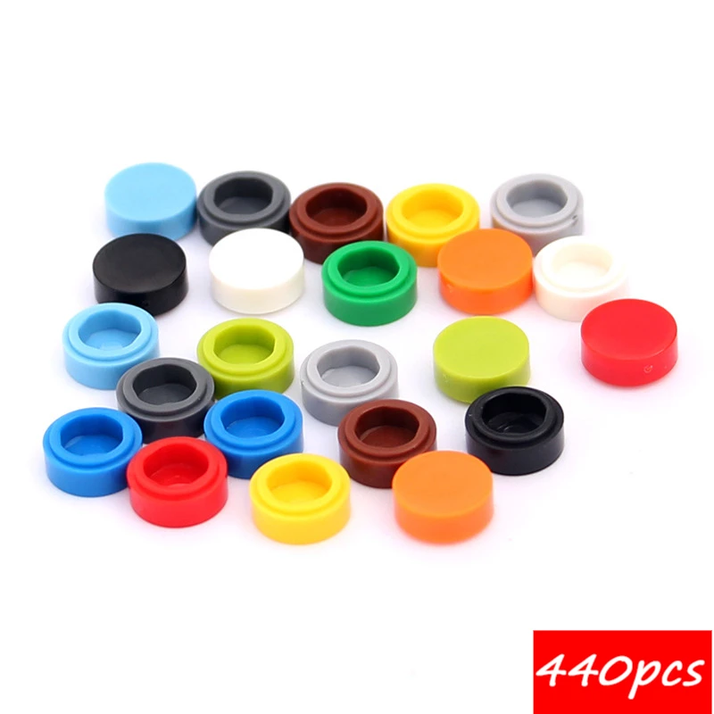 

440 шт. собирает частицы 98138 1x1 круглая световая панель строительные блоки кирпичи комплект часть высокотехнологичная образовательная игрушка для детей подарок