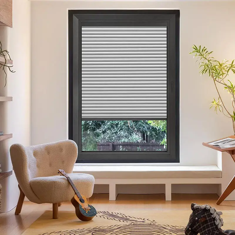 Custom Built In Cellular Shades Inside Frame Mount Thermal Insulation Privacy Motorized Honeycomb Blinds For Windows