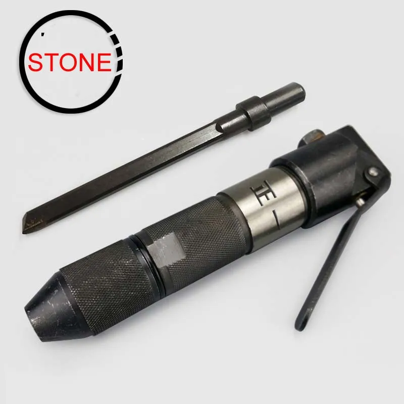 Air Stone Carving Tools Pneumatic Engraving Chiseling Machine Pen Tungsten Steel Alloy Knife Gas Shovel Duck Tail Trimmer