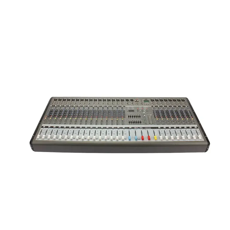 Gorąca sprzedaż Dj 650W Power Mixer Console 24dsp Profesjonalny 24-kanałowy mikser audio na scenę