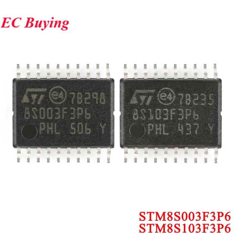 5 uds/1 ud STM8S003F3P6 8S003F3P6 STM8S003 STM8S103F3P6 STM8S103 8S103F3P6 STM8 S003F3P6 S103F3P6 STM8S TSSOP-20 16MHz 8KB IC Chip