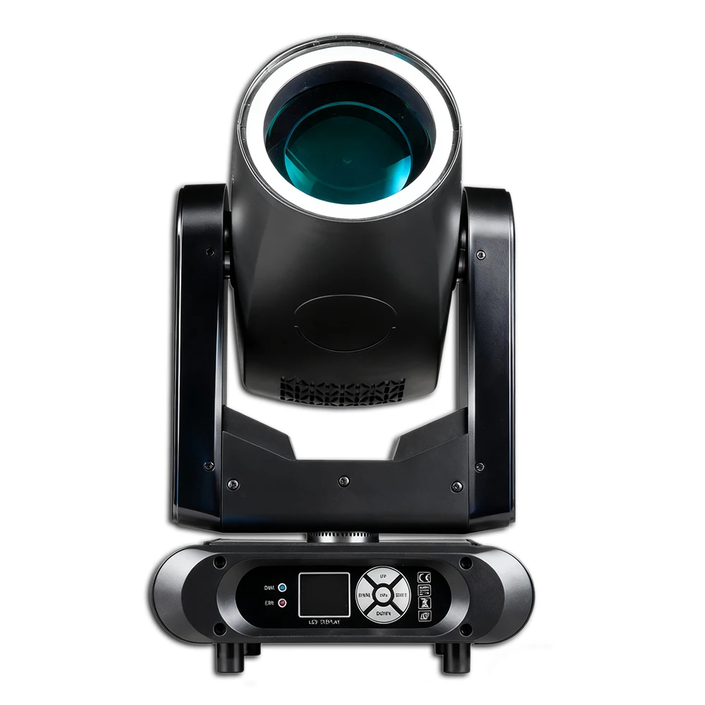 300 واط LED شعاع تتحرك إضاءة أمامية 14Gobo 13 اللون 8 + 16 المنشور المرحلة تأثير ضوء الطيران للحزب DJ بار الزفاف