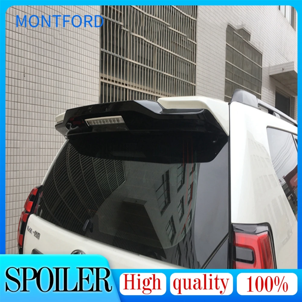 

Auto Part ABS Plastic Black White Color Rear Trunk Boot Wing Spoiler For Toyota Cruiser Prado FJ150 FJ 150 2010-2019