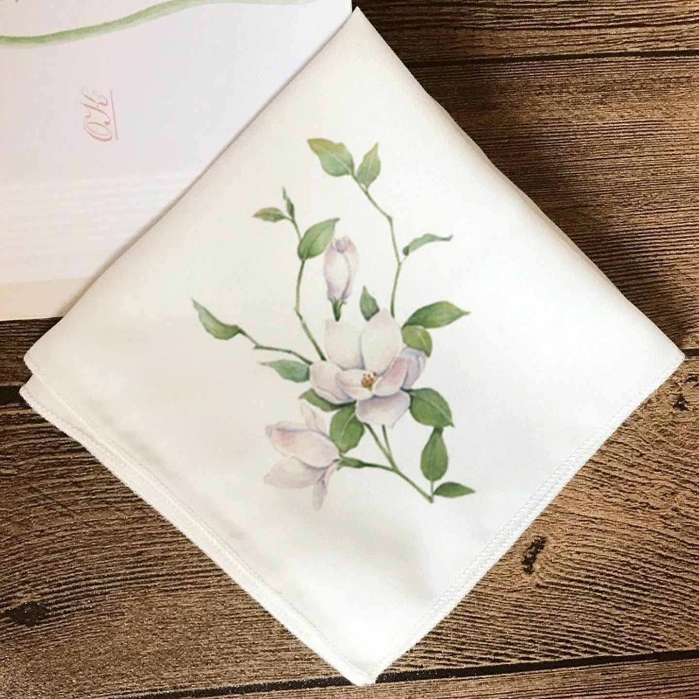Chinese Style Traditional Su Embroidery Diy Handkerchief Kit 100 Cotton 25x25cm Floral Patterns Beginner Friendly Satin Stitch