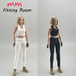 1/12 scale female dolls clothes Tight yoga pants vest fit 6'' TBLeague JIAOU DOLL action figure