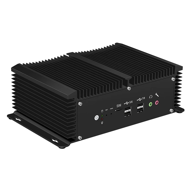 Helor Industrial Mini PC mit Intel i5-8350U i7-8550U, unterstützt 3G/4G LTE WIFI Linux GPIO Computer mit 4xUSB3.0 4xUSB2.0 1xHDMI