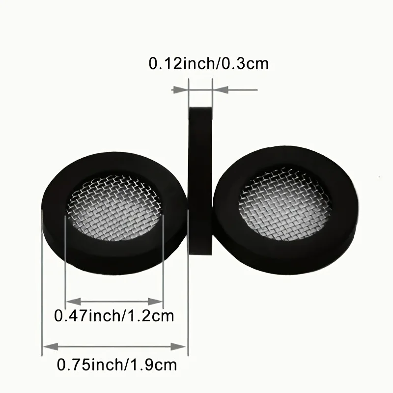 20Pcs Mesh Filter Rubber Sealing Washers - Easy To Install, No Need for Electric Shower Head Washers