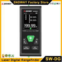 SNDWAY SW-DG60 DG100 2 Way Laser Measure Meter Rangefinder Green Laser Distance Meter Mini Digital Range Finder 60M 100M