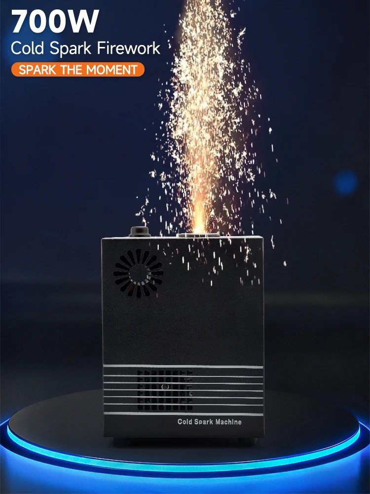 700W Cold Spark Firework Machine 6.6-16.4ft For Stage DJ Wedding Event Party