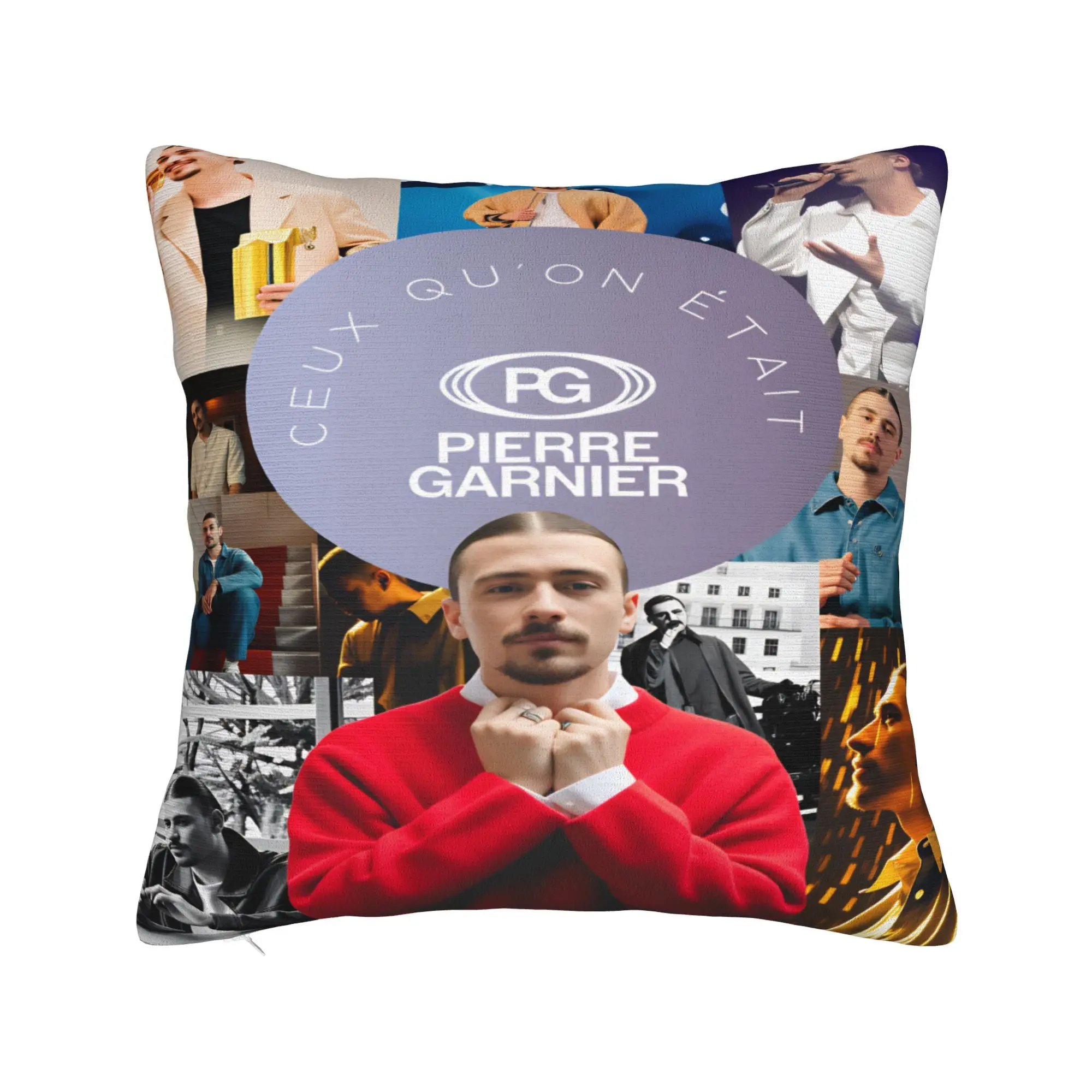 Pillow Cover Pierre Edgar French Singer  Novelty Pillow Case For Office Car Home Decor Pillowcases