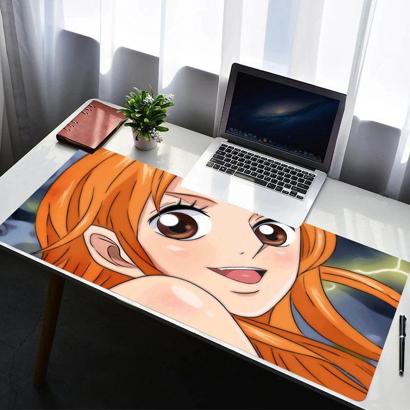 

Mouse Pad PC Accessories Non Slip Rubber Mousepad Laptop One Piece Nami Gamer Keyboard Pad Office Computer Gaming Desk Mouse Mat