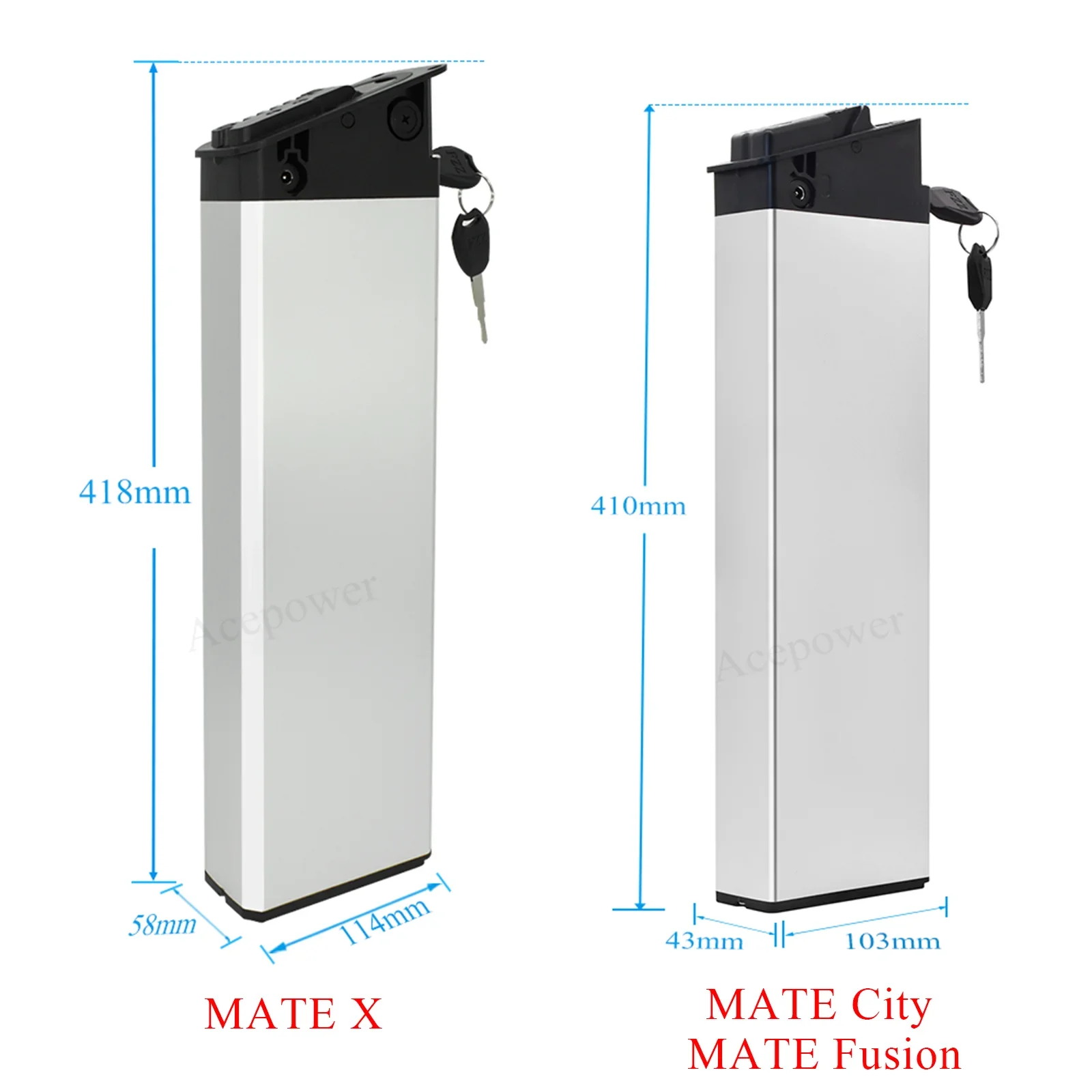 

For MATE X MATE City Fusion Electric Bicycle Battery 36V 13Ah 17.5Ah 48V 17.5Ah Battery for MATE X MATE City Replacement Battery