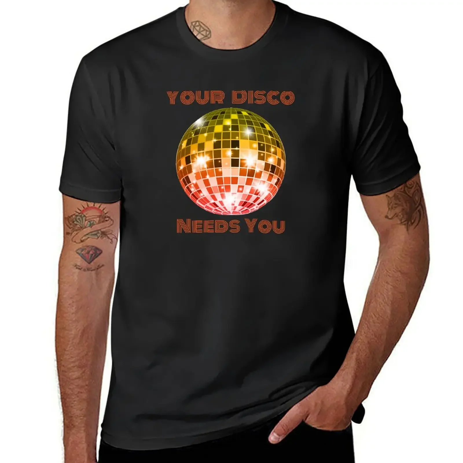 Best Selling Your Disco Needs You T-Shirt plus size clothes hippie clothes mens vintage t shirts