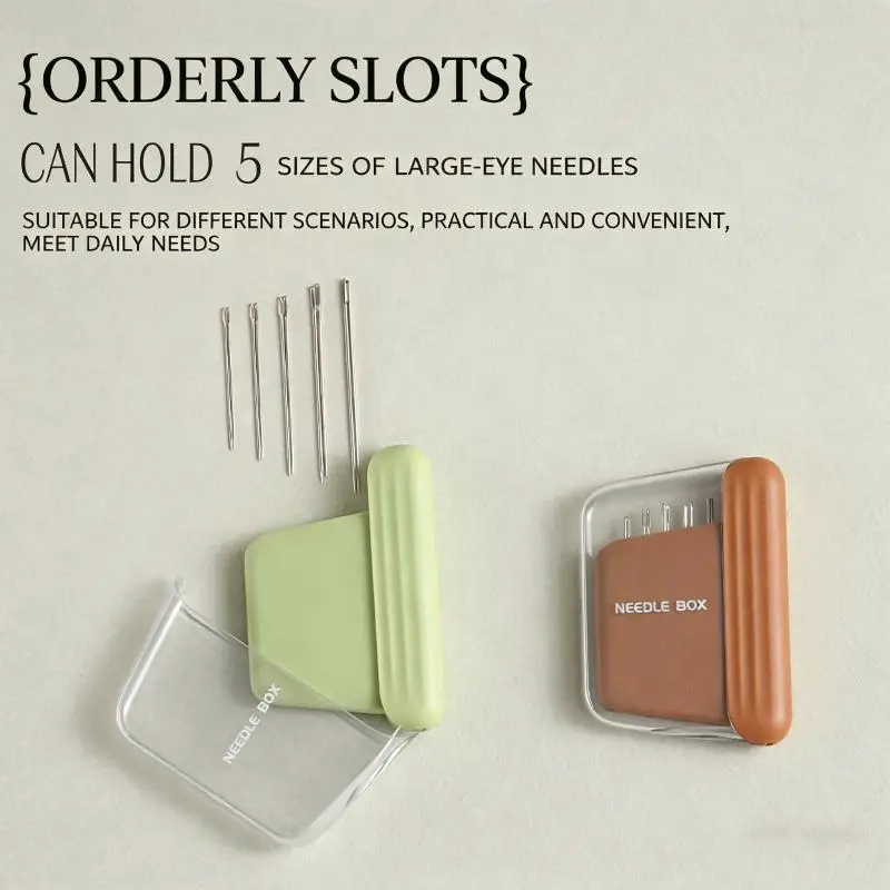 Magnetic Sewing Box Luxury Cream Wind Household High-quality Home Sewing Artifact Finishing Sewing Kit Sewing Tools