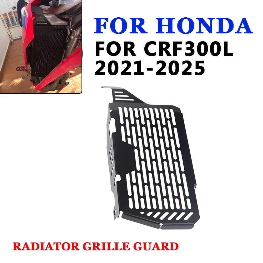 For HONDA CRF300L CRF300 CRF 300 L 300L 2021-2023 2024 2025 Motorcycle Radiator Protective Cover Grille Grill Guard Protector