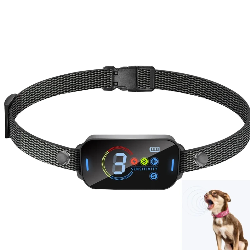 

Smart Electric Anti Barking Dog Collar Pet Dog Anti Barking Dog Training Collars No Shock Small Dog Bark Collar Pet Accessories