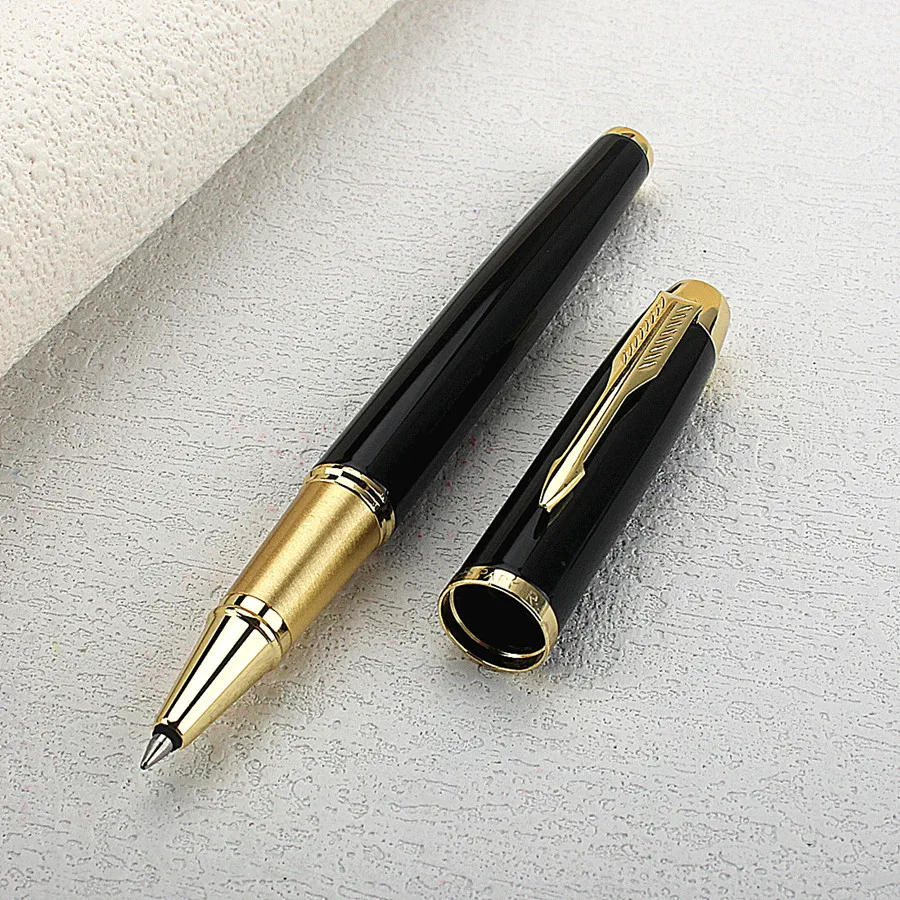 

Luxury Black Metal Rollerball Pen High-End Business Gift Pen for Men Women